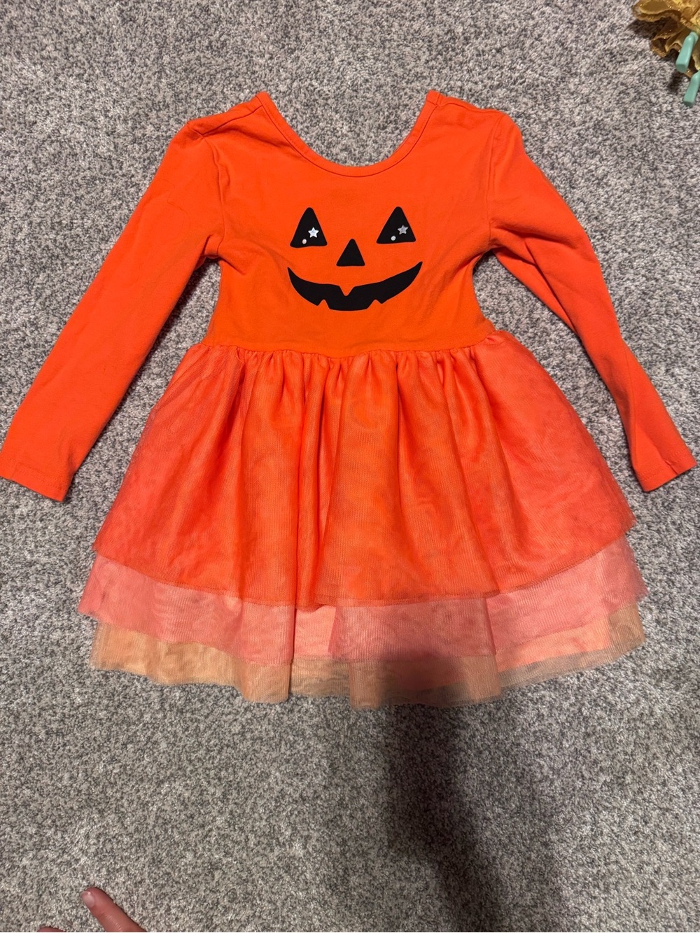 Orange Pumpkin Tutu Dress - Kids